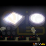 Lámpara Led 6w Losa redonda/cuadrada Luz Calida (10cm) - Imagen 9