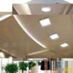 Lampara Led 24w Losa cuadrada/ redonda  Luz blanca O cálida  (30cm) - Imagen 3