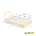 Lámpara 12w Loza Cálida y blanca  6500 k - 3000 k 110v - Imagen 2