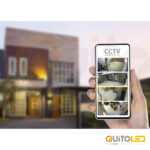 Kit 4 Cámaras de seguridad 720P Hikvision Disco Duro 1TB - Control de acceso y salida de ozono - Imagen 5