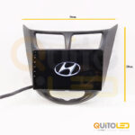 Adaptador para auto modelo Hyundai Accent 2010-2016 Negro - Imagen 2