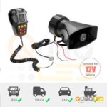 Megafono Bocina Sirena 5 Tonos Alarma Policía Bomberos - Imagen 4