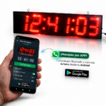 Cronometro Led Inalámbrico aplicación Android bluetooth