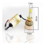 Focos Led H1 H7 880 Doble Color Blanco- Amarillo - Imagen 2