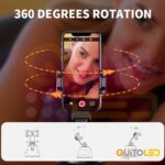 Tripode Electrico Bluetooth Giratorio 360 Grados Selfies - Imagen 4