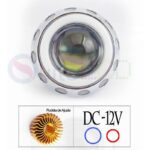 Faro Led Con Ojo De Angel Bi-xenon 30w Para Moto Universal - Imagen 3
