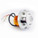 Faro Led Con Ojo De Angel Bi-xenon 30w Para Moto Universal