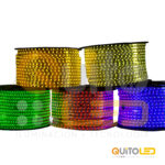 Rollo de manguera led 100 mts monocolor y RGB 5050 directa a 110v
