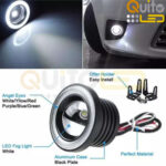 Kit Neblineros Led Ojo De Angel Para Auto Y Camioneta 3.5 - Imagen 4