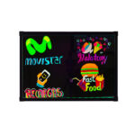 Pizarra Led Multicolor Borrable 40x60 +2 marcadores