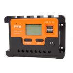 Controlador Regulador Carga Solar Pwm 20A 12/24v Usb Lcd