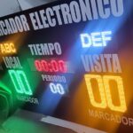 Marcador Electronico 1. 60 x 1.20 Inalambrico Exterior Consola