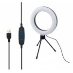 Aro de Luz dimerizable 20 cm Blanco  -Calido - Semicalido  - Fotografía