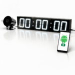 Cronometro Led Inalambrico Android 1.33×40 Interior con sirena de activa