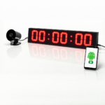 Cronometro Led Inalambrico Android 2x40 Exterior Sirena