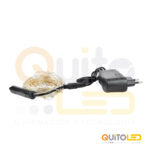Luz de hada 110v-5v 2 metros cálida - Imagen 5