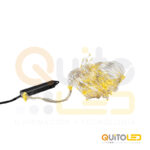 Luz de hada 110v-5v 2 metros cálida - Imagen 4