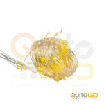 Luz de hada 110v-5v 2 metros cálida - Imagen 3