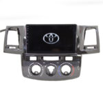 Radio Android con adaptador original para Toyota Hilux-Fortuner 2007-2015, 9"