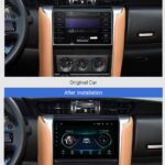 Radio Android con adaptador original para Toyota Fortuner 2016, 9" - Imagen 2