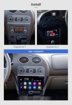 Radio Android con adaptador original para Mitsubishi Lancer IX 2006-2010, 9" - Imagen 2