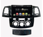 Radio Android con adaptador original para Toyota Hilux-Fortuner 2007-2015, 9" - Imagen 2