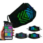 Mascarilla Kn95 con Letrero Led Programable Bluetooth