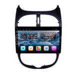 Radio Android con adaptador original para Peogeot 206 Cambus, 9"