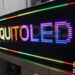 Pantalla de video Led 1mt/40cms para Interior texto videos e imágenes