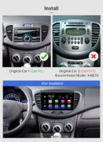 Radio Android con adaptador original para i10 2012, 9" - Imagen 2