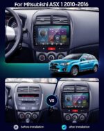 Radio Android con adaptador original para Asx 2011, 9" - Imagen 2