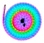 Cinta neón RGB flexible 5 mts control remoto efectos programables - Imagen 2