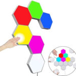 Apliques Hexagonales Rgb + Control Remoto