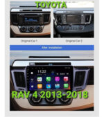 Radio Android con adaptador original para Toyota RAV4 2013, 10" - Imagen 2