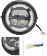 Faro Led redondo de 7" con ojos de ángel Luz blanca y amarilla - Imagen 2