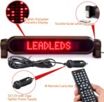 Letrero led programable para Auto 12v con Control remoto - Imagen 2