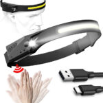 Linterna Led de cabeza recargable COB - Imagen 4