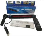 Letrero led programable para Auto 12v con Control remoto y ventosas
