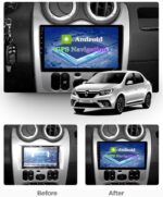 Radio Android con adaptador original para Renault Logan 2010 – 2013 ,9″ - Imagen 2