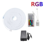 Cinta Neón Rgb flexible 5 mtrs con fuente de poder