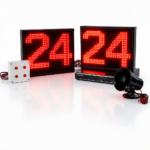 Segundero de básquet led Inalámbrico con botonera