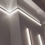Perfil de aluminio para cinta led gypsum o loza 2cm x 2M - Imagen 4