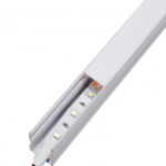 Perfil de aluminio para cinta led gypsum o loza 2cm x 2M - Imagen 5