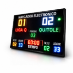 Marcador Electrónico Led con teclado o app Inalámbrica para  exterior 2×1.50