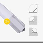Perfil de aluminio para cinta led  esquinero - Imagen 2