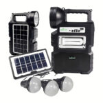 Kit Linterna Solar Portatil CL-810 Bluetooth Mp3 Portátil