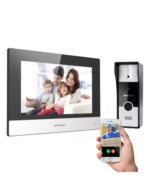 Kit de video Portero Hibrido DS-KB2411T-IM + Pantalla IP DS-KH6320-WTDE1