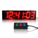 Cronometro Led 1x20 Inalámbrico con botonera