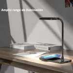 Lámpara LED de escritorio 3 niveles de luz de escritorio regulable con carga movil - Imagen 2