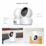 Cámara de vigilancia ezviz 360° wifi 2K H6c Pro  (incluye micro sd de 64GB WD PURPLE) - Imagen 2